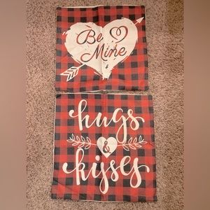 Valentine pillow covers